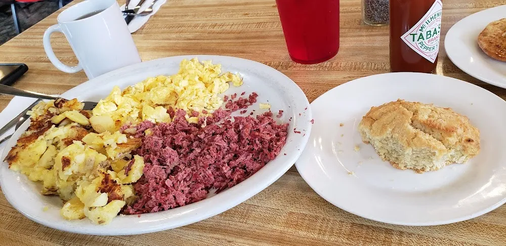 Corned Beef Brisket Hash & Eggs